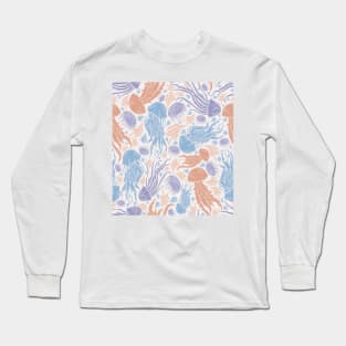 Jellyfish Galore Design Long Sleeve T-Shirt